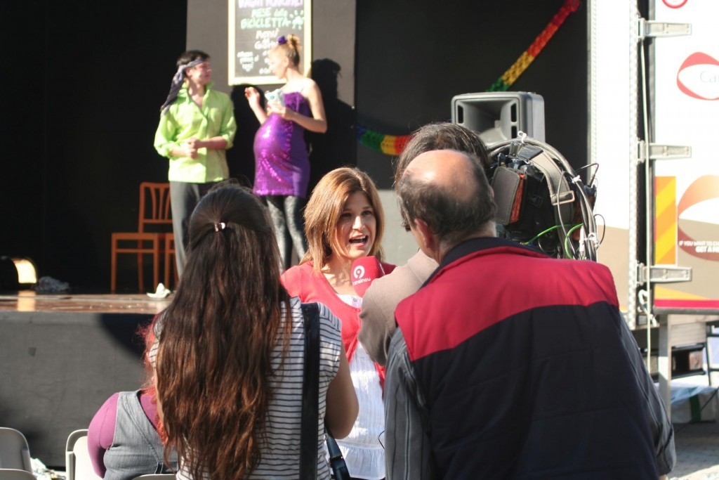 2.2.12@Universitat Juame I in Castellon de la Plana-SpanishTV talks about our Project directly from the stage