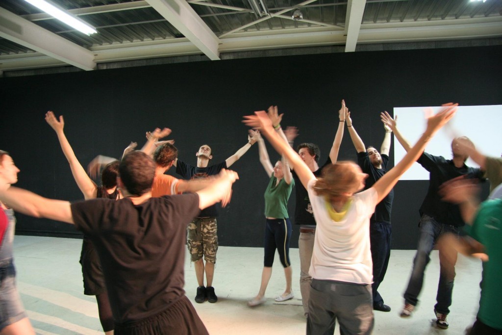 May 11th@Murcia - workshop with students of Arte Escenica from Isntitut Carmen..and their professor was palying too! (2)